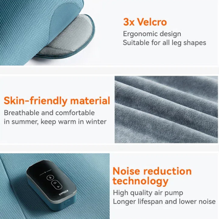 IKEEPFIT AirFlow Heated Calf and Leg Massager