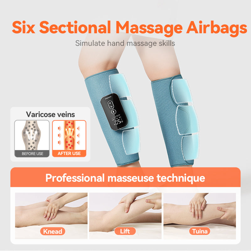 IKEEPFIT AirFlow Heated Calf and Leg Massager