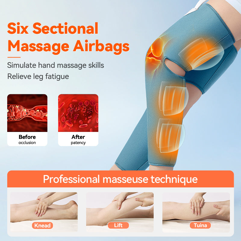 IKEEPFIT AirFlow 3-Chamber Rechargeable Leg Massager
