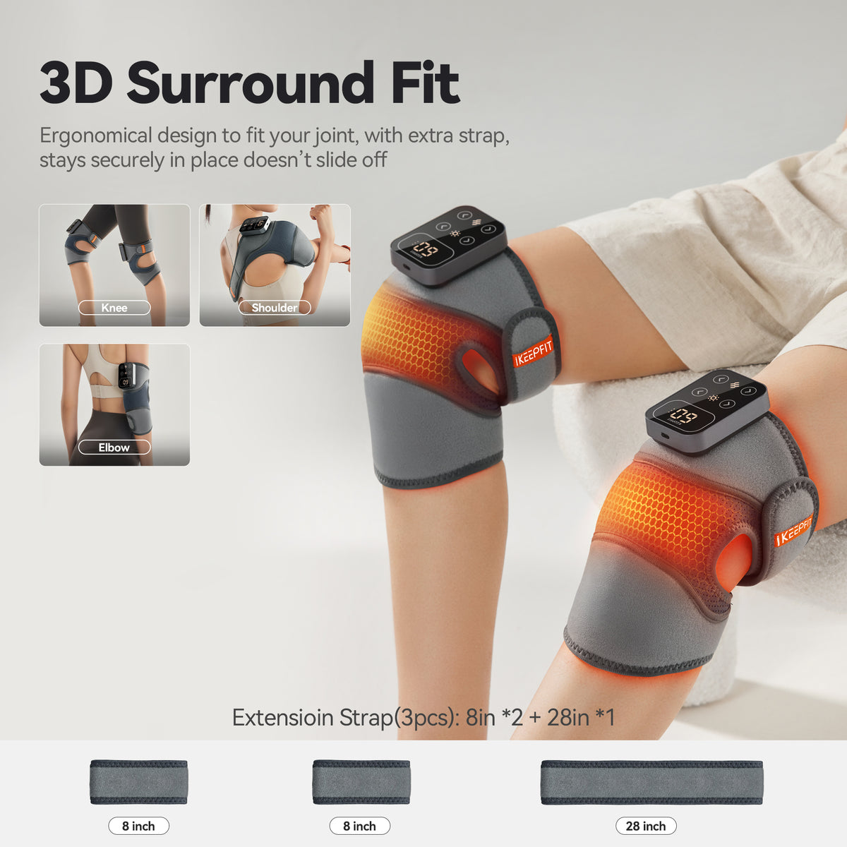 IKEEPFIT MAXwarm 4.0 Cordless Knee Massager