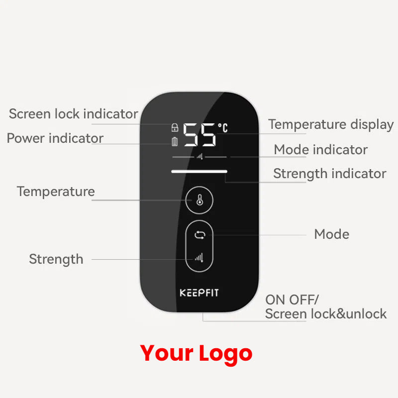 IKEEPFIT AirFlow 3-Chamber Rechargeable Leg Massager