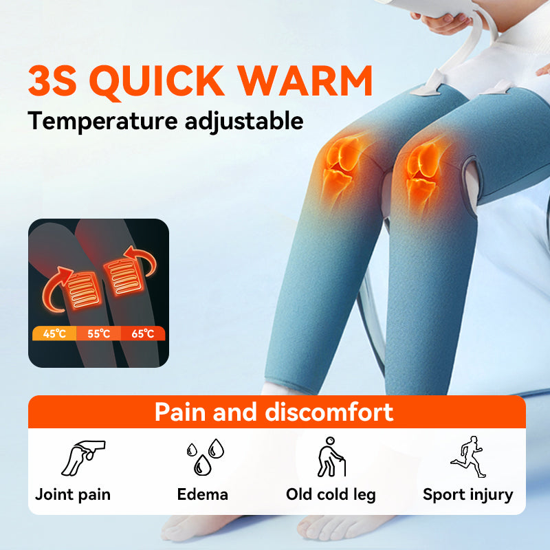 IKEEPFIT AirFlow 3-Chamber Rechargeable Leg Massager