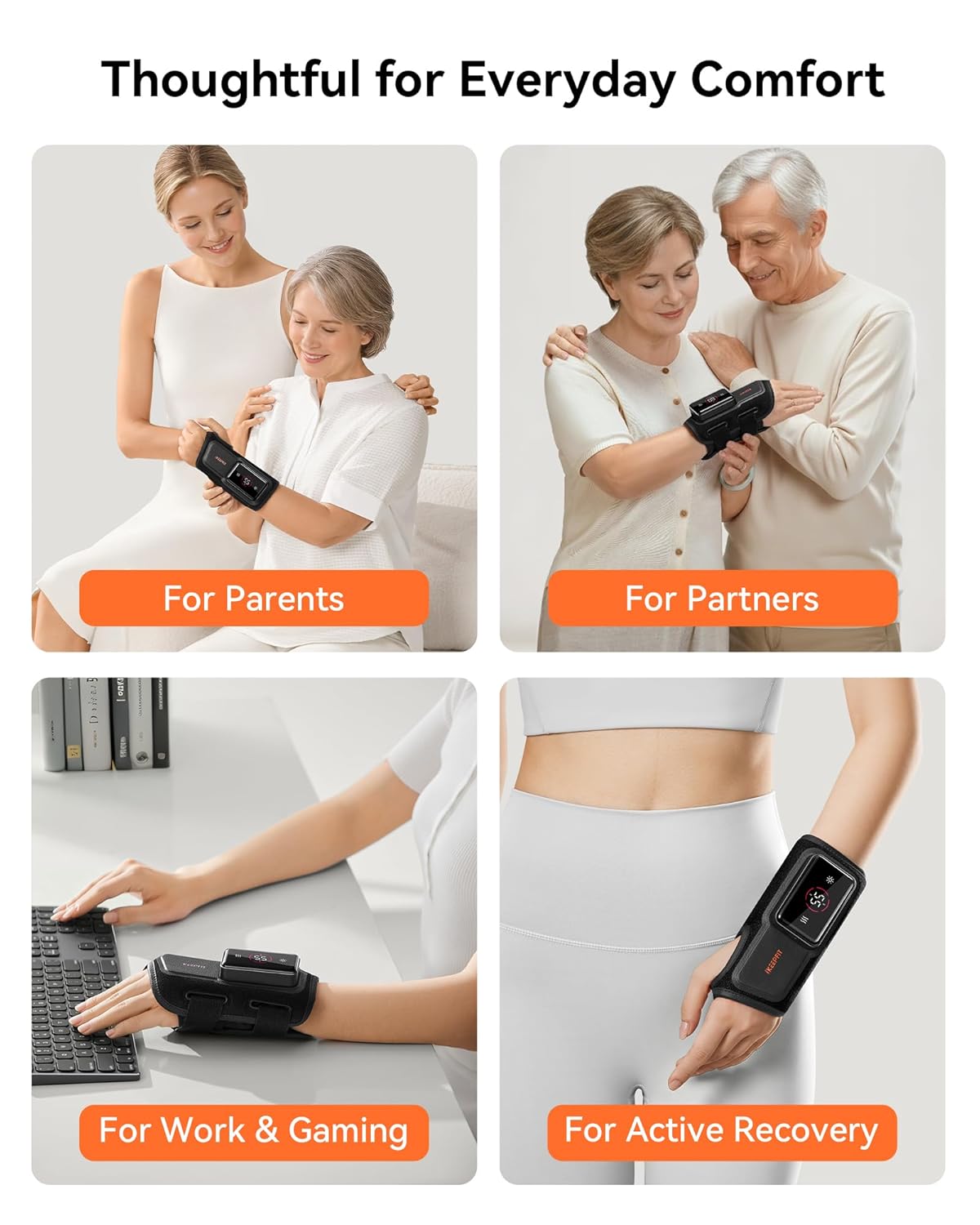 IKEEPFIT MAXease heated wrist brace for daily comfort and gifting