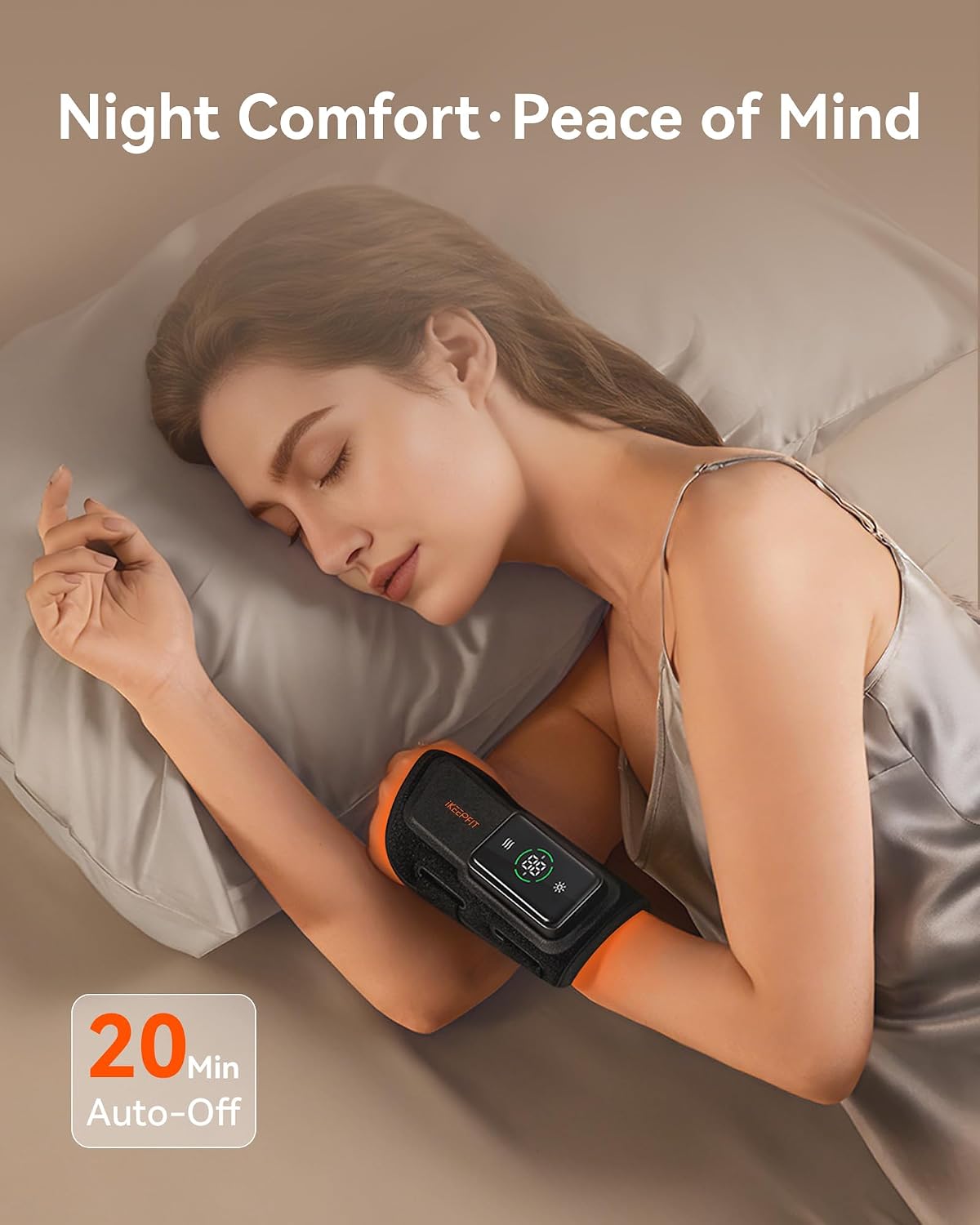 IKEEPFIT MAXease wrist brace support-only mode for night comfort